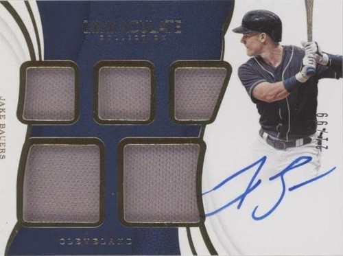 2019 Panini Immaculate Collection - Jake Bauers #F-JB