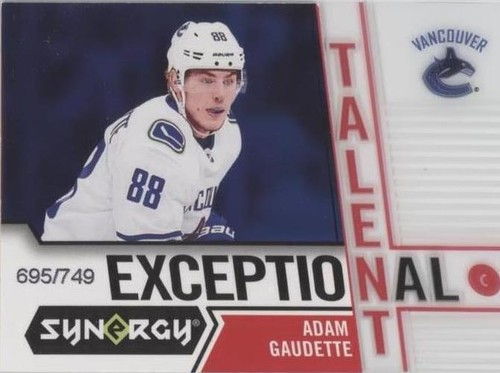 2018-19 Upper Deck Synergy - Adam Gaudette #ET-31