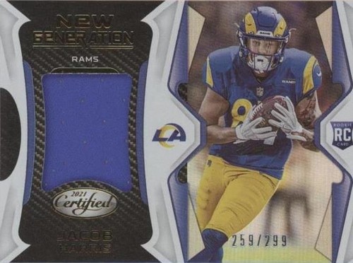 2021 Panini Certified Jacob Harris #NG-38