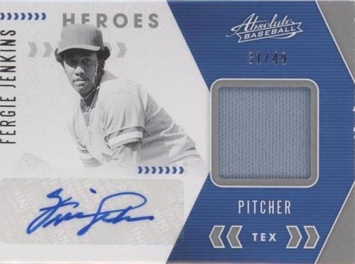 Fergie Jenkins 2024 Panini Three And Two Legendary