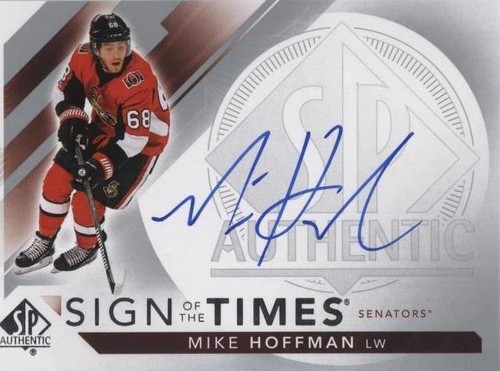 2017-18 SP Authentic - Mike Hoffman #SOTT-MH