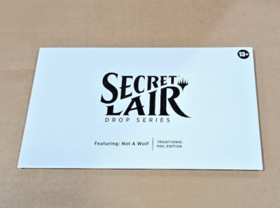    MTG - SECRET LAIR - NOT A WOLF - FOIL EDITION - SEALED 