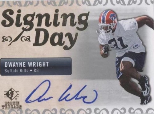 2007 SP Rookie Threads Dwayne Wright #SDA-WR