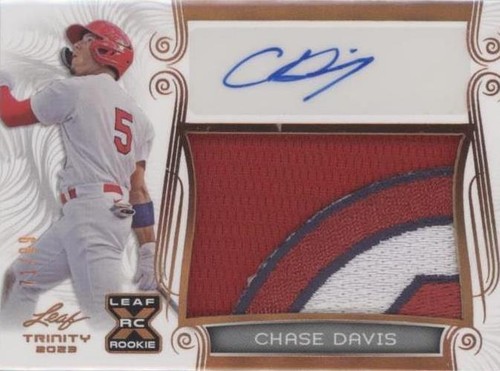 2023 Leaf Trinity - Chase Davis #PA-CD1
