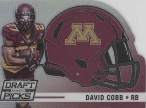 2015 Panini Prizm Collegiate Draft Picks David Cobb #9