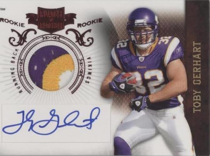 2010 Panini Plates & Patches Toby Gerhart #235