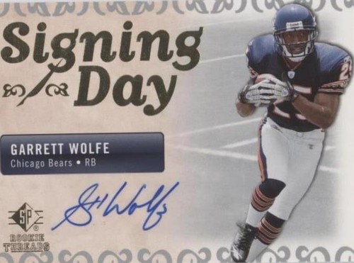 2007 SP Rookie Threads Garrett Wolfe #SDA-GW
