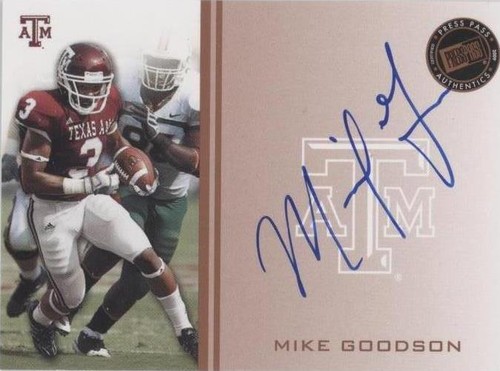 2009 Press Pass Mike Goodson #PPS - MG