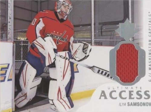 2018-19 Upper Deck Ultimate Collection - Ilya Samsonov #UA-IS