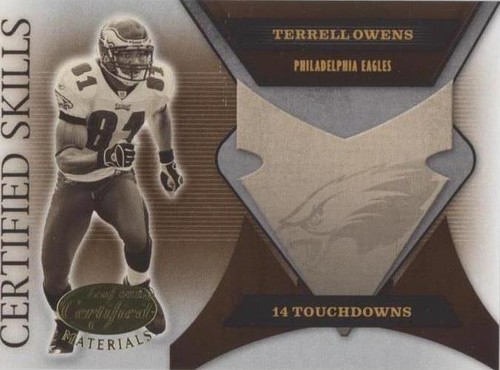 2005 Leaf Certified Materials Terrell Owens #CS-38