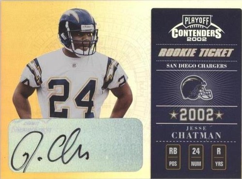 2002 Playoff Contenders Jesse Chatman #183