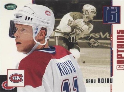 2003-04 Parkhurst Original Six Montreal Canadiens - Saku Koivu #71