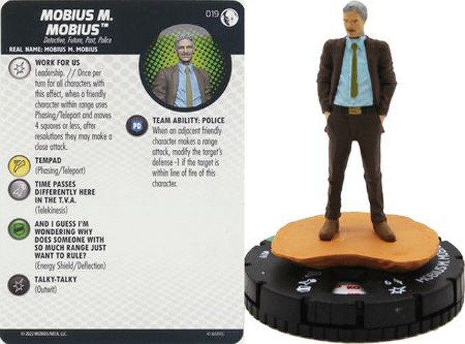 Marvel Heroclix Disney+ Uncommon : Mobius M. Mobius - 019
