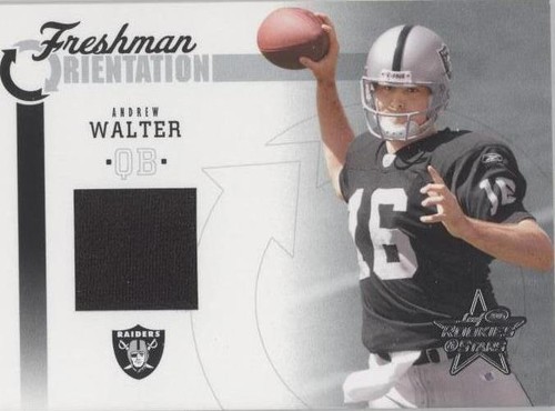 2005 Leaf Rookies & Stars Andrew Walter #FO-3
