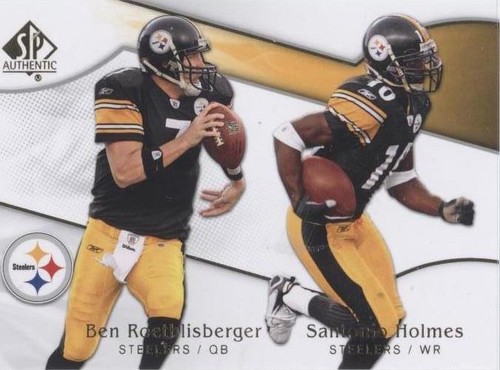 2009 SP Authentic Ben Roethlisberger Santonio Holmes #157