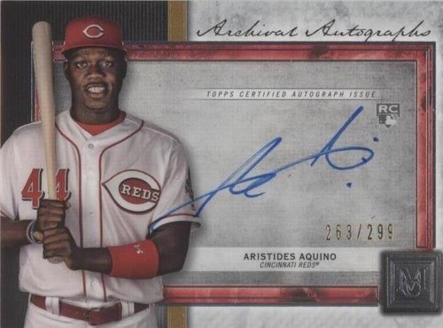 2020 Topps Museum Collection - Aristides Aquino #AA-AQ