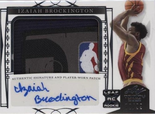 2022-23 Leaf Trinity - Izaiah Brockington #PA-IB1