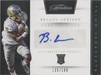 2016 Panini Prime Signatures Bralon Addison #219