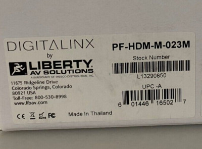 Digitalinx by Liberty AV Solutions PF-HDM-M-023M 10G HDMI Optical CMP 23M CBL