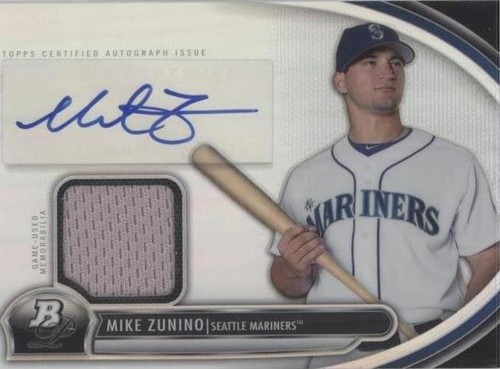 2013 Bowman Platinum - Mike Zunino #AR-MZ
