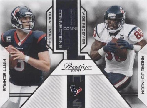 2011 Panini Prestige Andre Johnson Matt Schaub #12