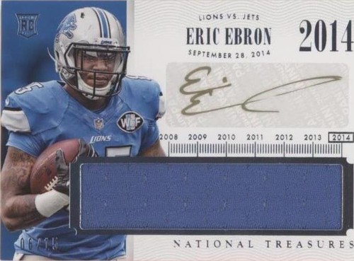 2014 Panini National Treasures Eric Ebron #TNM-EE