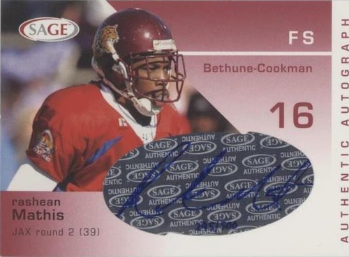 2003 SAGE Rashean Mathis #A27