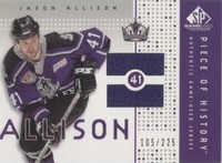 2002-03 SP Game Used - Jason Allison #PH-AL