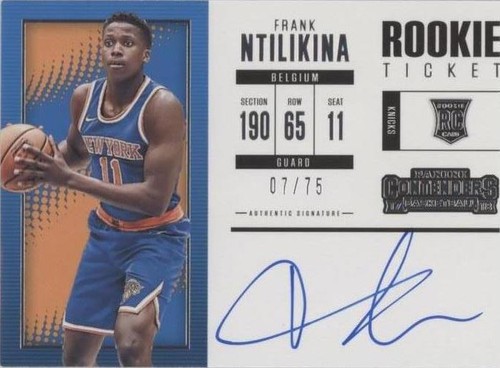 2017-18 Panini Contenders - Frank Ntilikina #108
