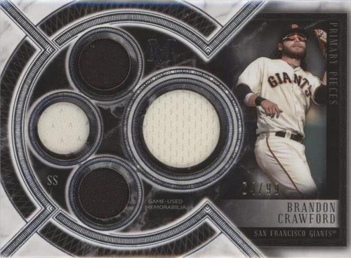 2018 Topps Museum Collection - Brandon Crawford #SPQR-BC