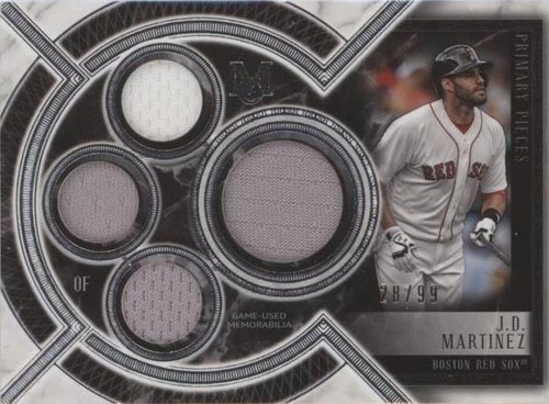 2018 Topps Museum Collection - J.D. Martinez #SPQR-JM