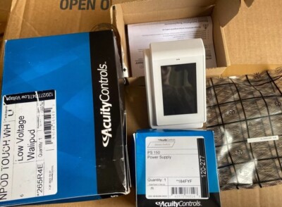 Acuity Controls nLIGHT NPOD TOUCH WH Touch Screen Wallpod (NPOD Touch NPWS WH)