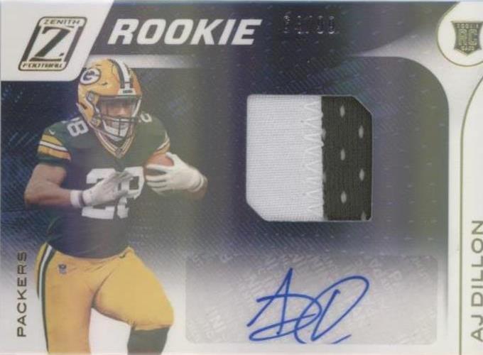 2020 Panini Zenith A. J. Dillon #102