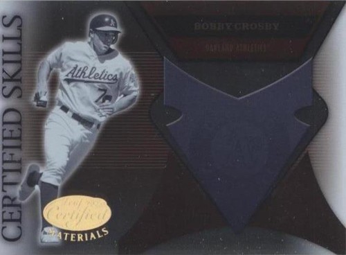 2005 Leaf Certified Materials - Bobby Crosby #CS-3