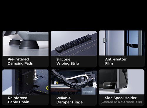 Pre -sale Creality K1C FDM 3D Printer 600 mm/s High-Speed Printing 220*220*250mm