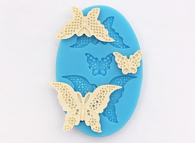 Australia Butterfly Fondant Lace Mold Forma de Silicone Fondant Cake Decorating