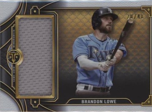 2022 Topps Triple Threads - Brandon Lowe #SJR3-BL1