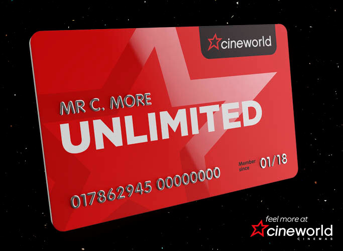 1 MONTH FREE CINEWORLD UNLIMITED MEMBERSHIP in Whitechapel, London