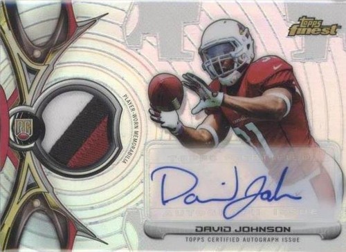 2015 Topps Finest David Johnson #RRAP-DJO