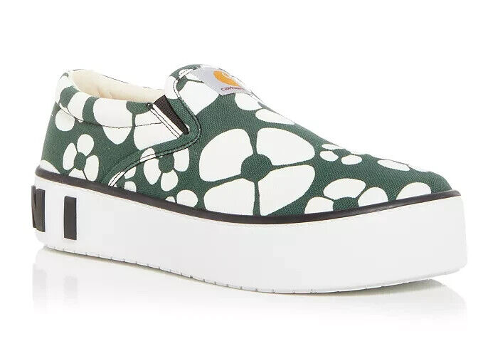 【MARNI】Marni x Carhartt WIP] Floral Print Slip-On/送料込み x Carhartt floral slip-on sneakers in yellow - Marni | Mytheresa