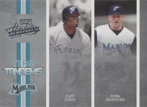 CLIFF FLOYD 2002 PLAYOFF ABSOLUTE TOOLS OF THE TRADE GLOVE RELIC