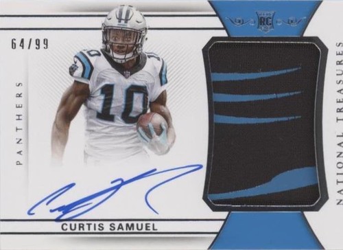 2017 Panini National Treasures Curtis Samuel #193