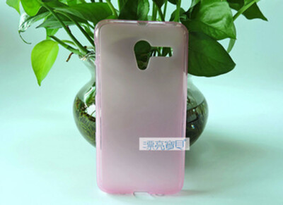 TPU gel silicone case cover Matte pink for Alcatel Pop 3 (5.5)