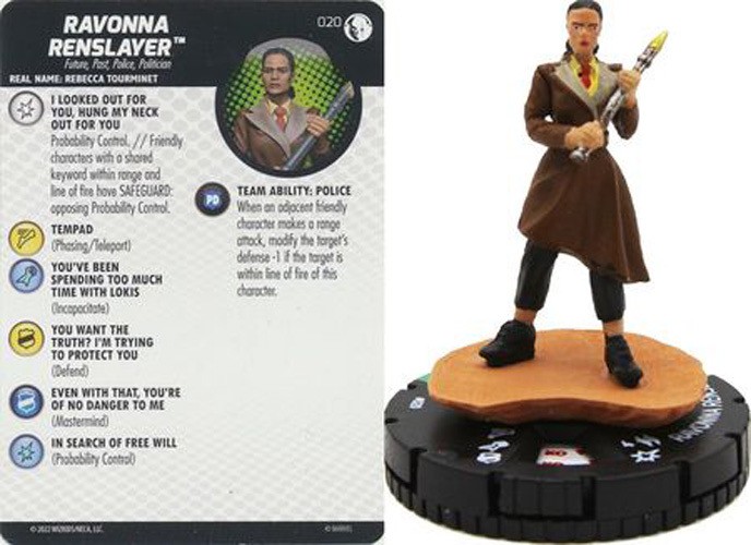 Marvel Heroclix Disney+ Uncommon : Ravonna Renslayer - 020