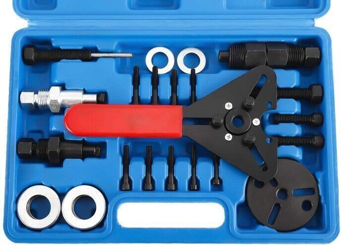 Clutch Hub Remover Kit Air Conditioning Puller Install Tool 21pcs