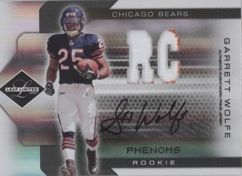 2007 Leaf Limited Garrett Wolfe #318