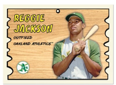 2024 REGGIE JACKSON TBT Throwback Thursday 1959 Topps Wacky Plaks Set 23 A S
