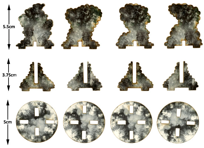 Маркеры дымовой бомбардировки x4 (AT006) Flames of War NEW