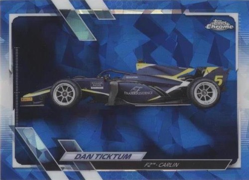 2021 Topps Chrome Sapphire Edition Formula 1 - Dan Ticktum #124