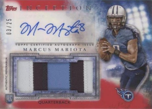 2015 Topps Inception Marcus Mariota #AJP-MM